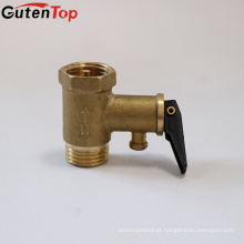 Válvulas de segurança de bronze de alta qualidade e de venda quente de GutenTop para calefatores de água elétricos